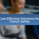 Cost-Effective Solutions for Trench Safety