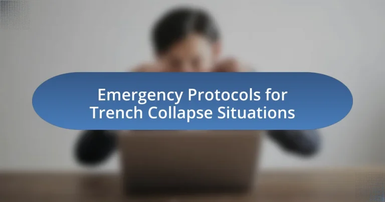 Emergency Protocols for Trench Collapse Situations