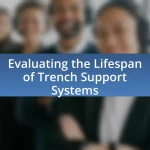 Evaluating the Lifespan of Trench Support Systems