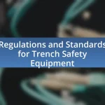 Regulations and Standards for Trench Safety Equipment