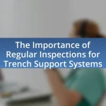 The Importance of Regular Inspections for Trench Support Systems
