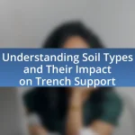 Understanding Soil Types and Their Impact on Trench Support